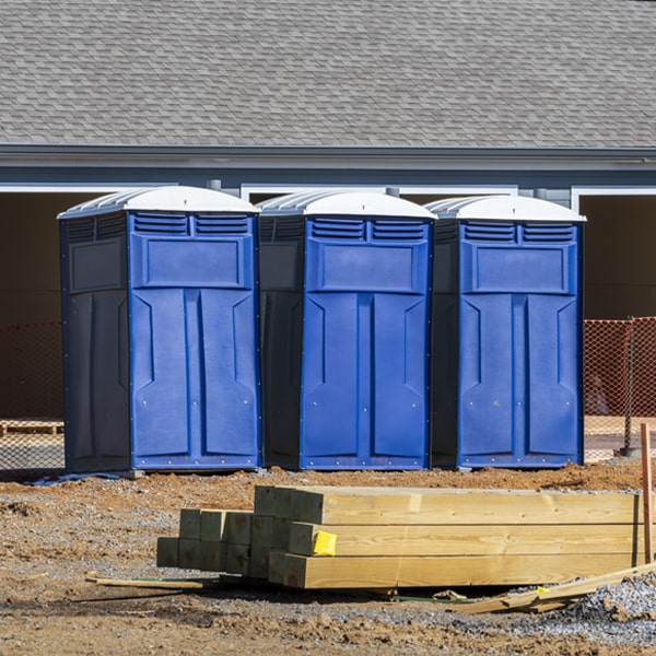 how can i report damages or issues with the porta potties during my rental period in South Tamworth